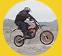 Solar Ray gets some air on a powerful electric bike.